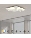 DALIA * PLAFÓN CUADRADO 24W+24W - BLANCO + BLANCO
